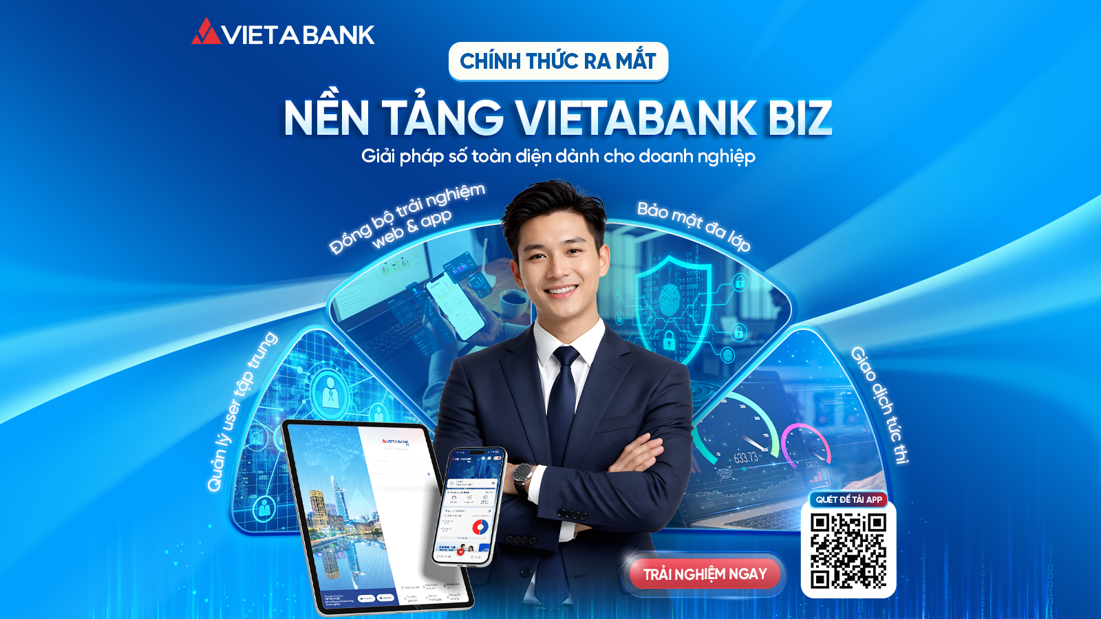 VIETABANK CHÍNH THỨC RA MẮT NỀN TẢNG NGÂN HÀNG SỐ VIETABANK BIZ DÀNH CHO KHÁCH HÀNG DOANH NGHIỆP