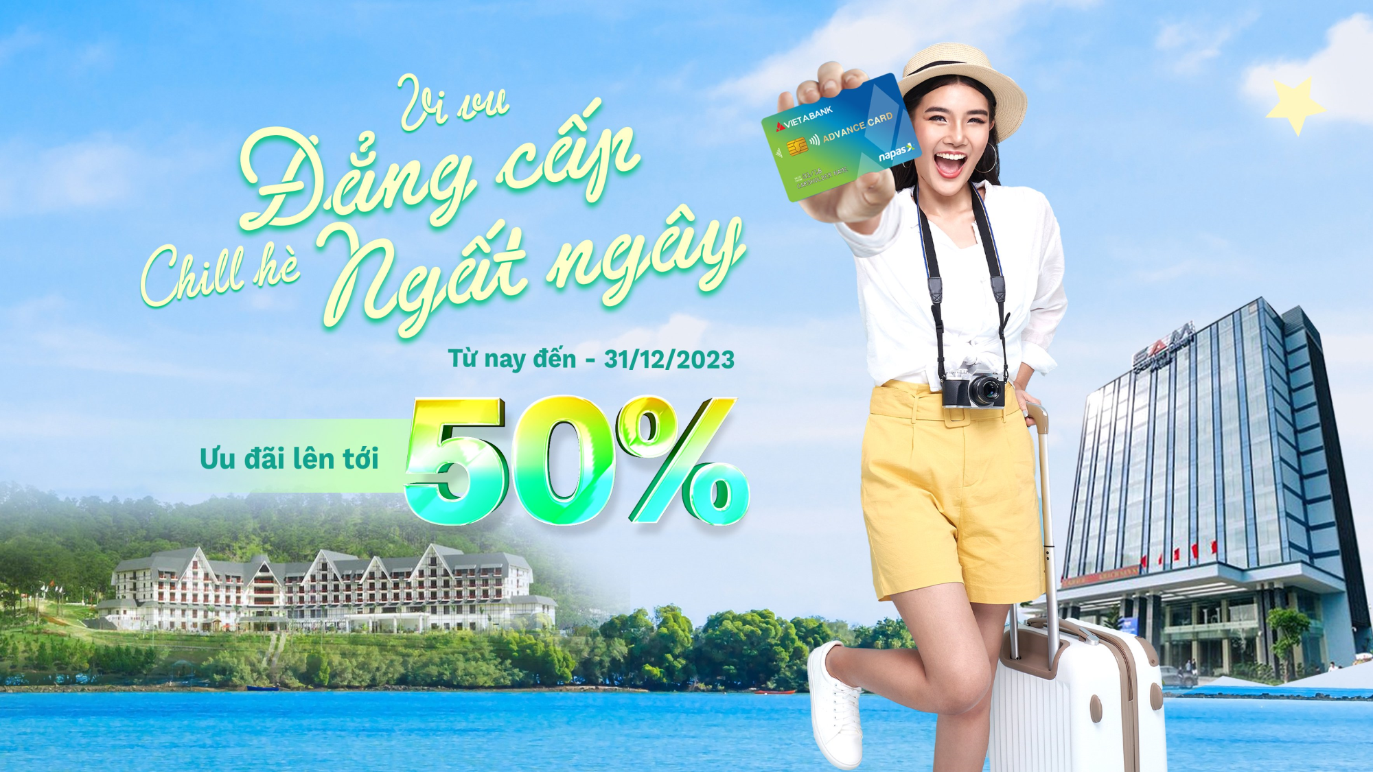 🌊 VI VU ĐẲNG CẤP - CHILL HÈ NGẤT NGÂY - Ưu đãi LÊN TỚI 50% tại Sam Tuyền Lâm Resort Đà Lạt, Sam Quảng Bình Hotel, Sơn Trà Resort Đà Nẵng