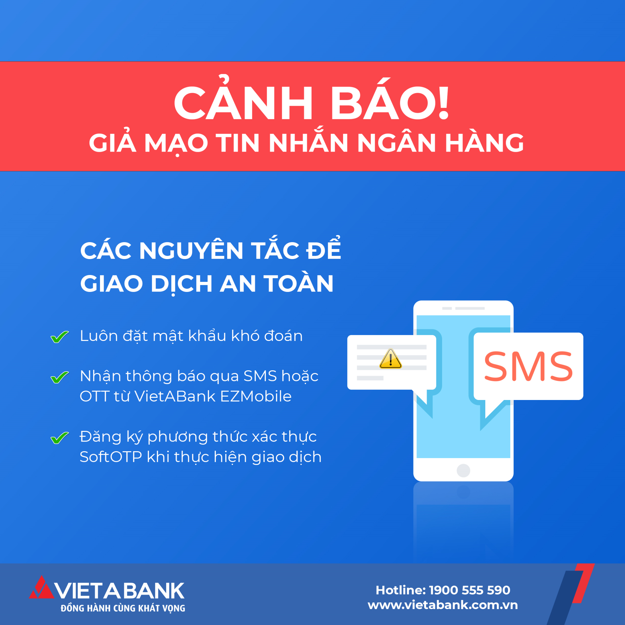 CẢNH BÁO GIẢ TIN NHẮN THƯƠNG HIỆU NGÂN HÀNG