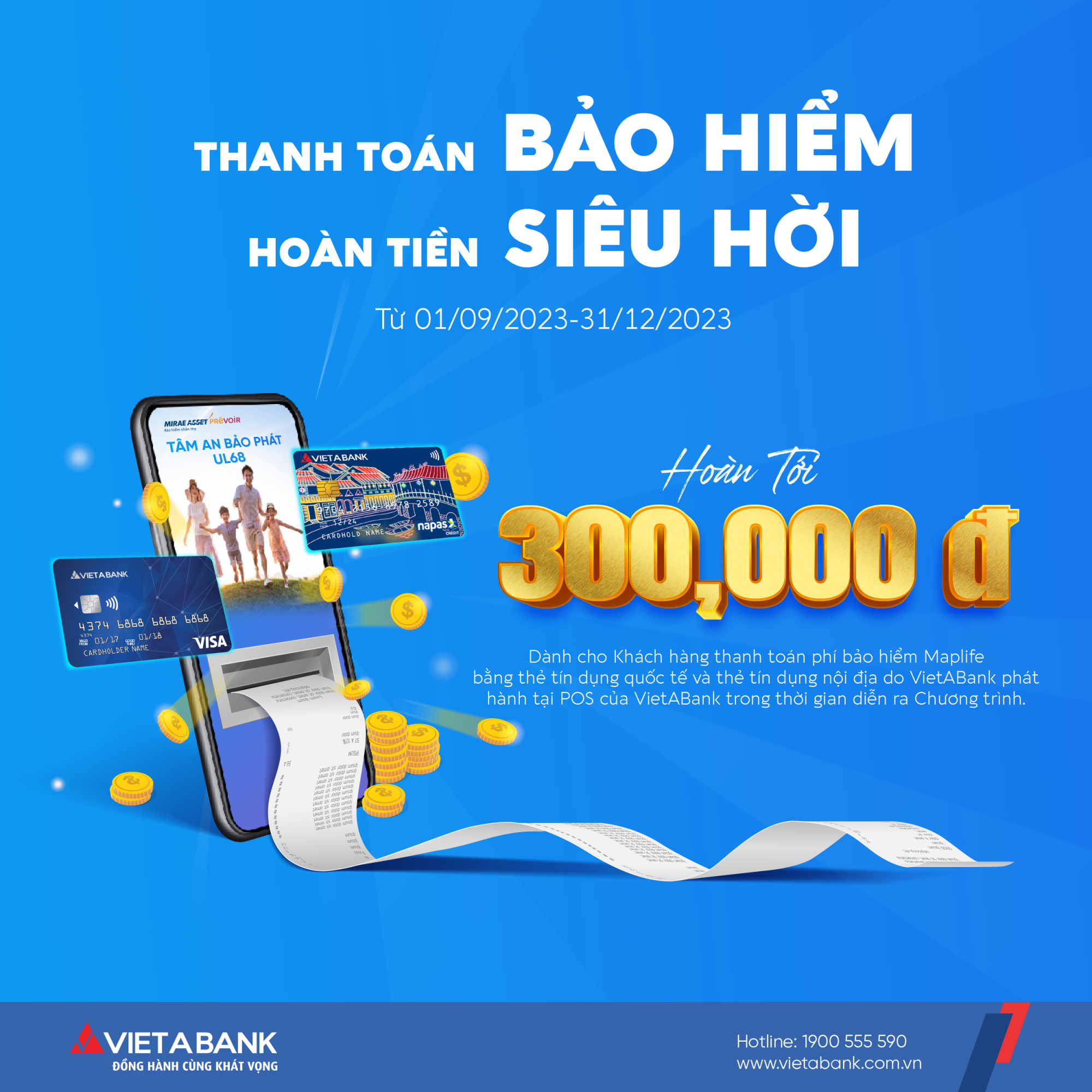 Thanh toán bảo hiểm – Hoàn tiền siêu hời