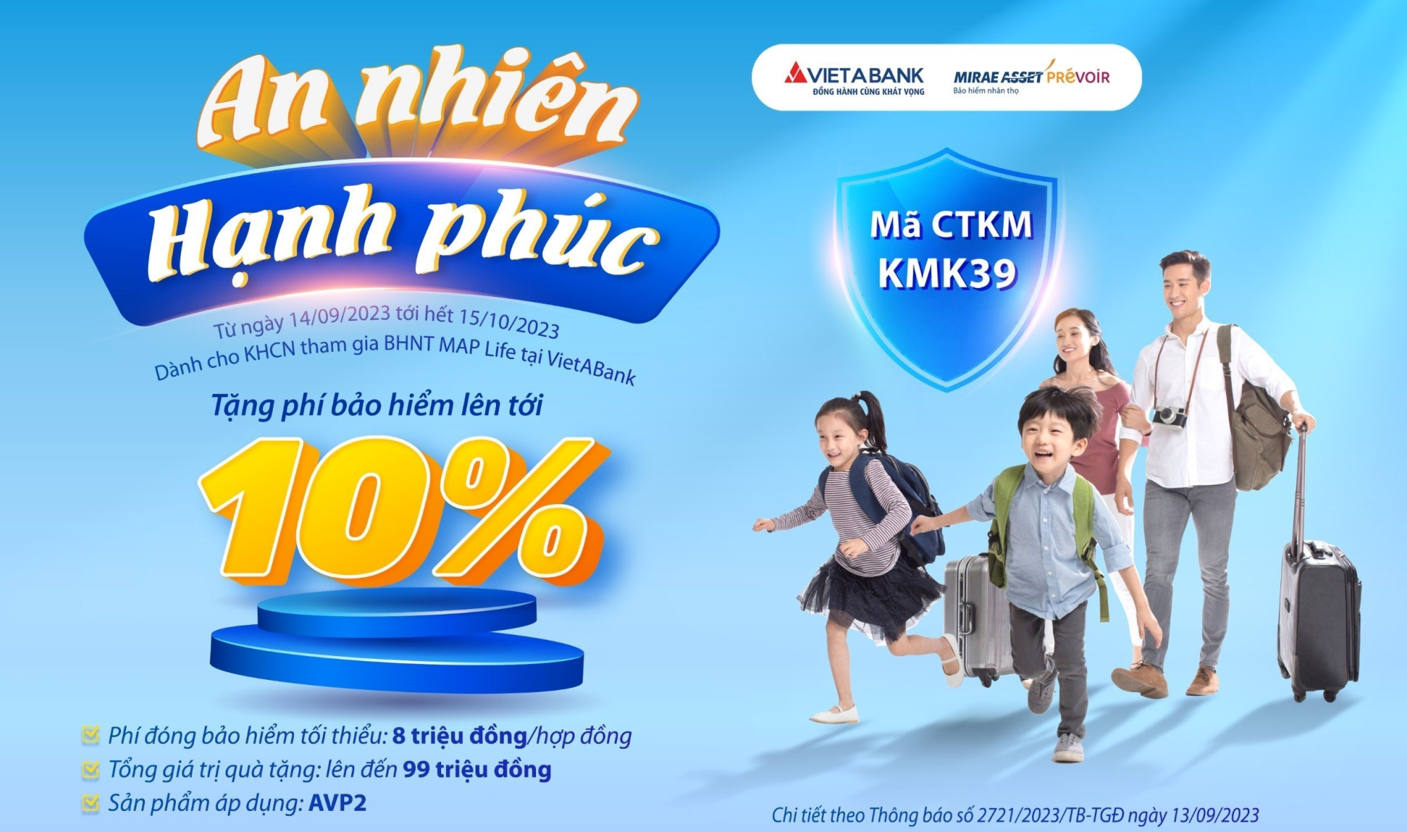 Danh sách khách hàng nhận quà tặng chương trình " An Nhiên Hạnh Phúc " - Tháng 9.2023