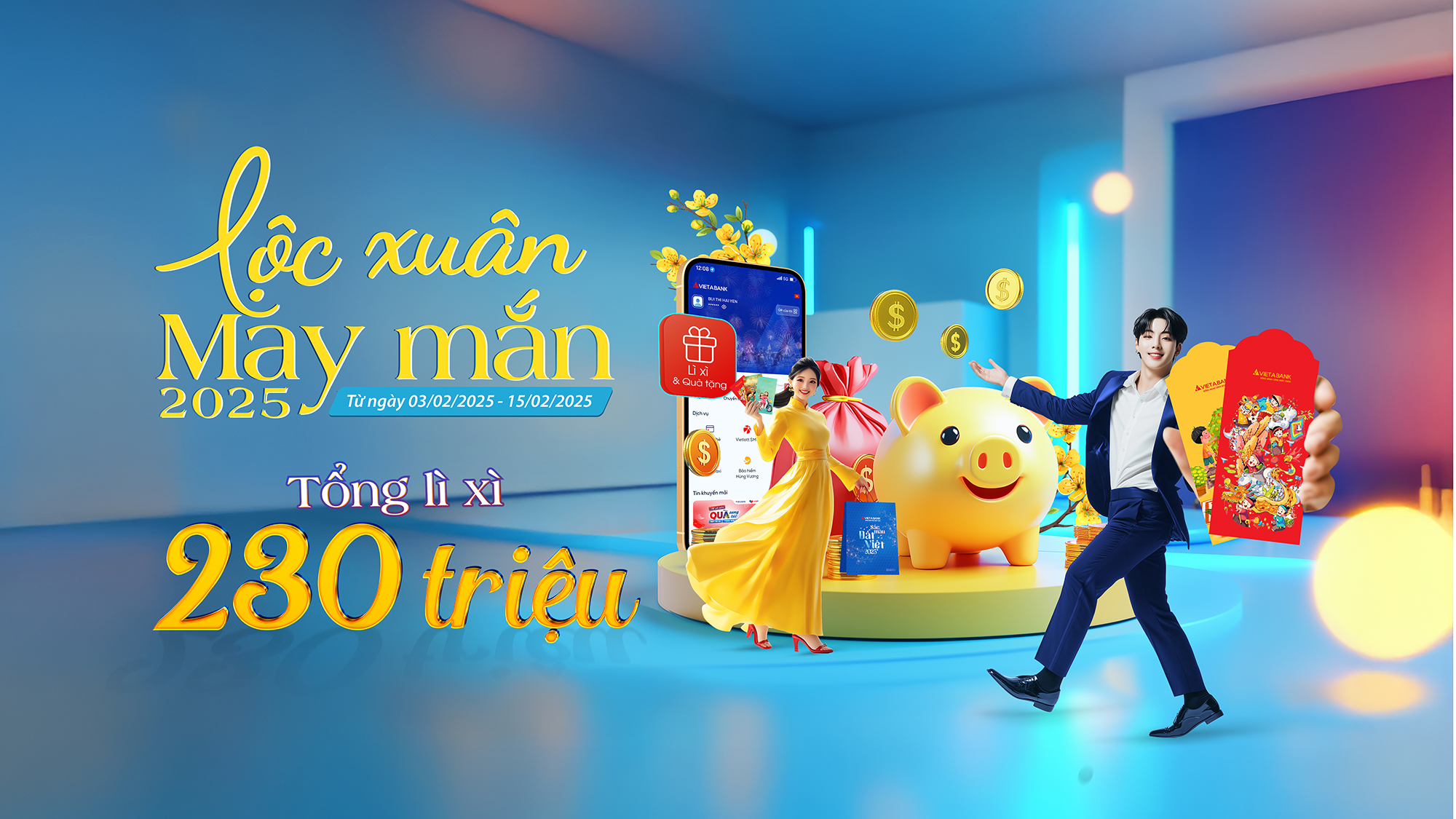 ĐÓN LỘC ĐẦU NĂM CÙNG CHƯƠNG TRÌNH “LỘC XUÂN MAY MẮN 2025”