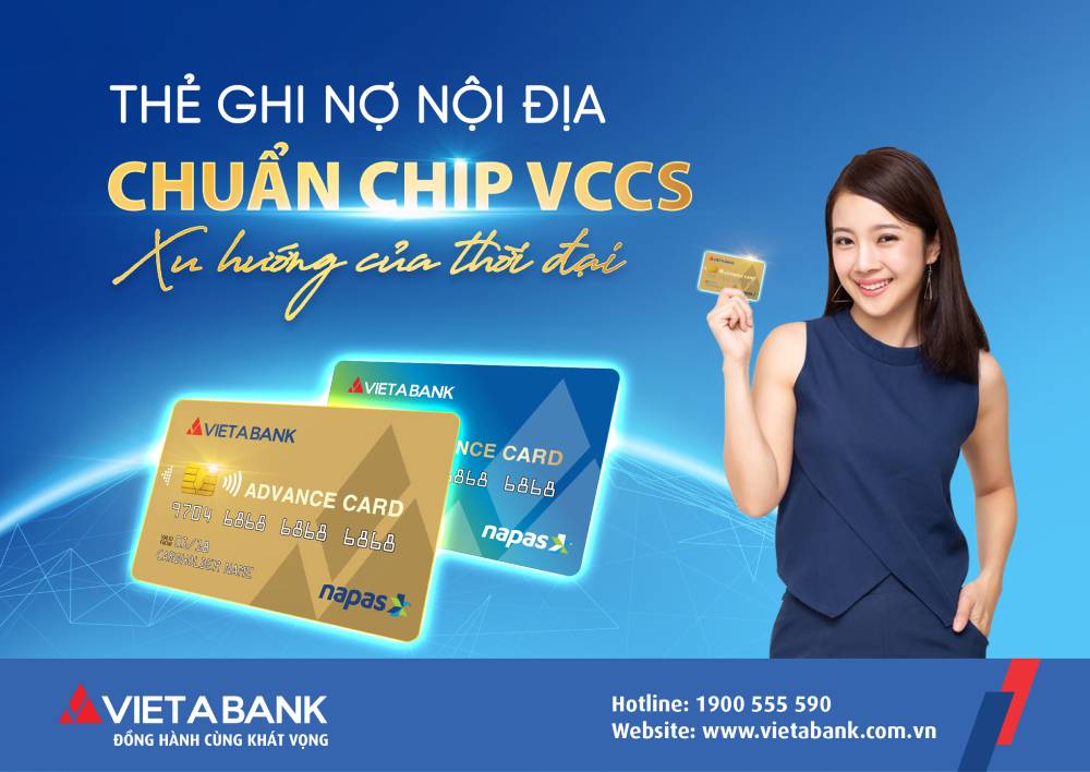 VietABank ra mắt thẻ quốc tế Visa và thẻ nội địa chuẩn VCCS