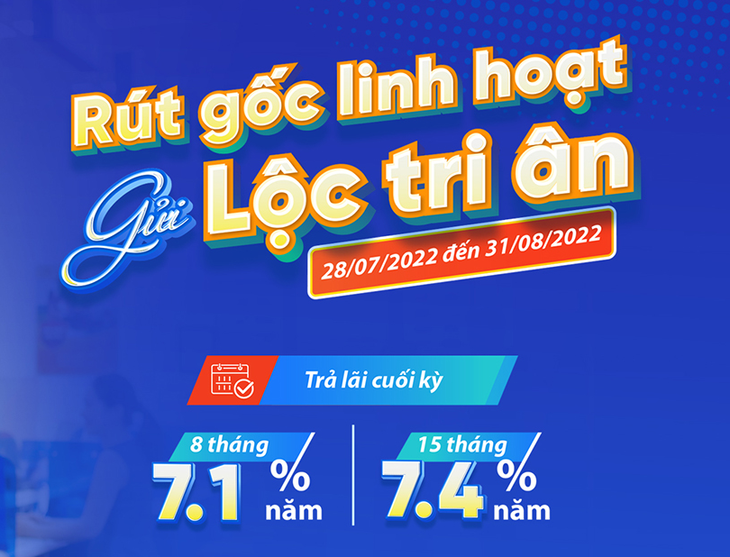 Rút gốc linh hoạt - Gửi lộc tri ân