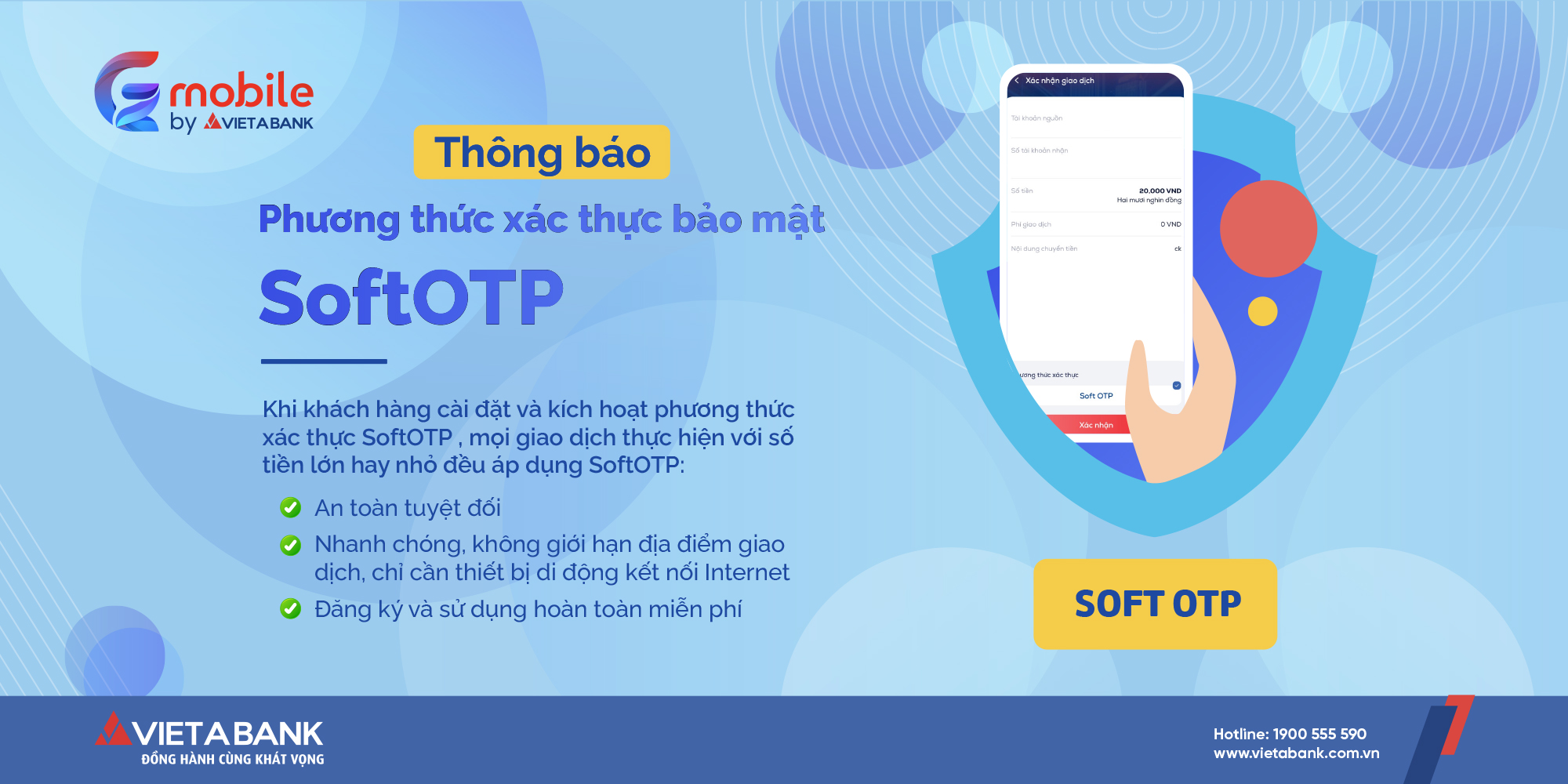 PHƯƠNG THỨC XÁC THỰC BẢO MẬT SOFTOTP