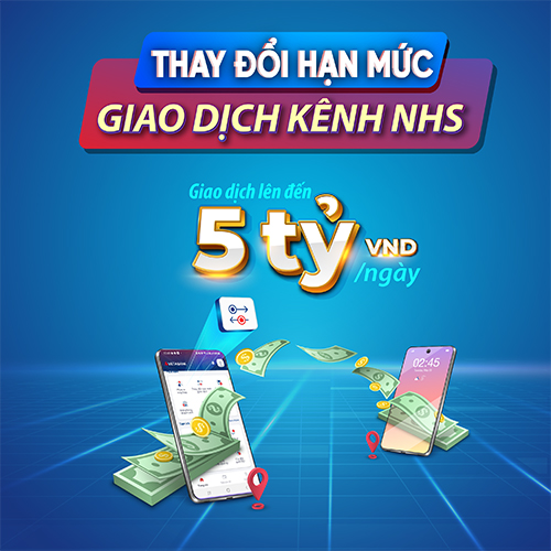 THAY ĐỔI HẠN MỨC GIAO DỊCH KÊNH NGÂN HÀNG SỐ