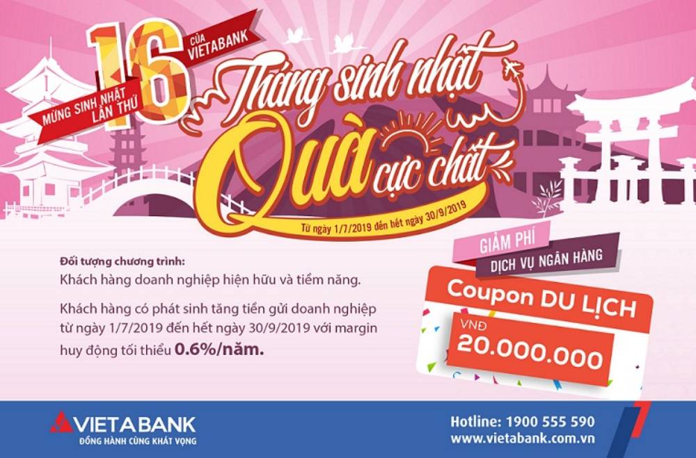 "THÁNG SINH NHẬT, QUÀ CỰC CHẤT" CÙNG VIETABANK