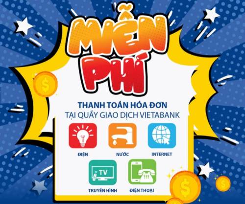 Miễn phí thanh toán hóa đơn tại quầy