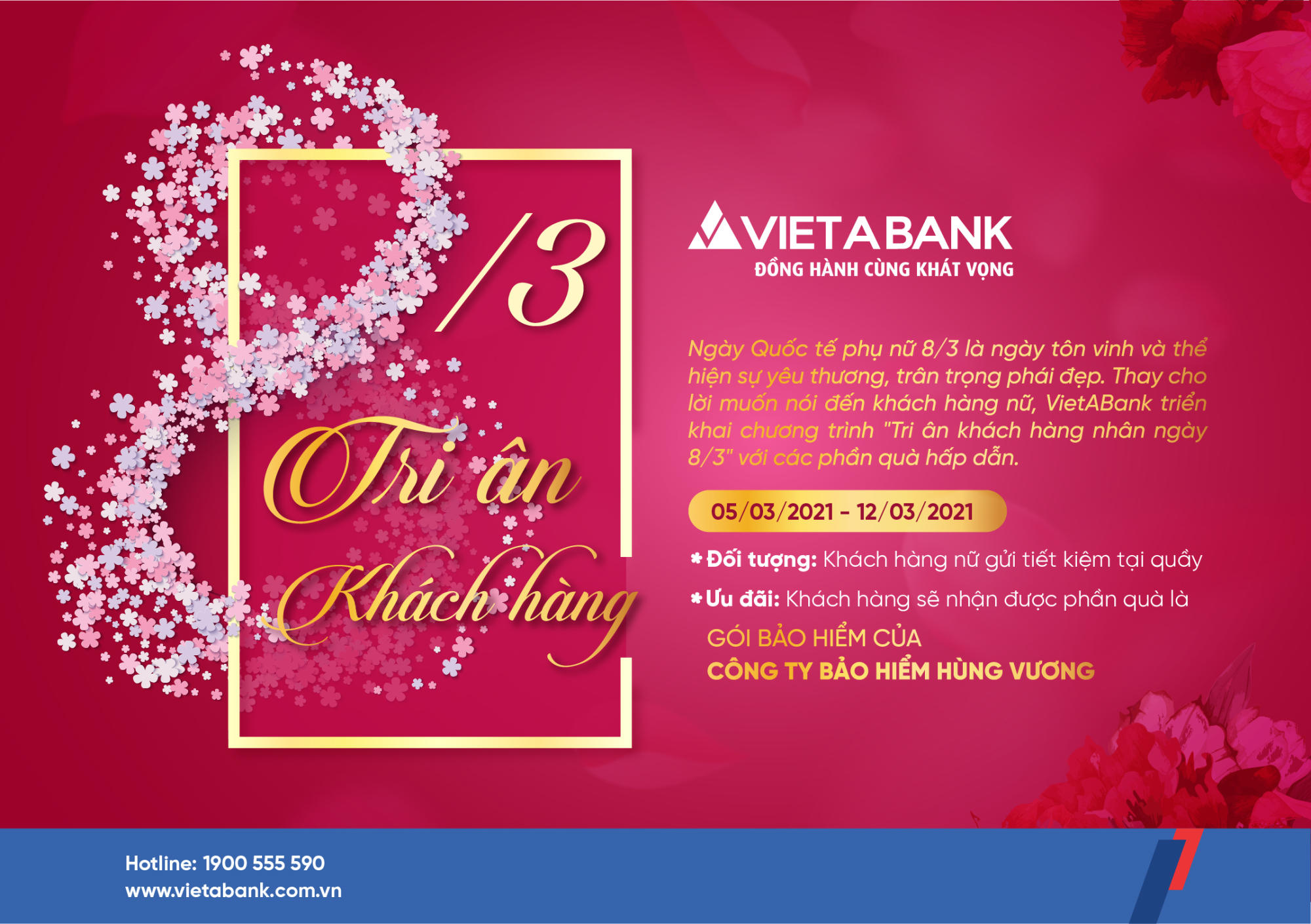 Tri ân Khách hàng 8/3