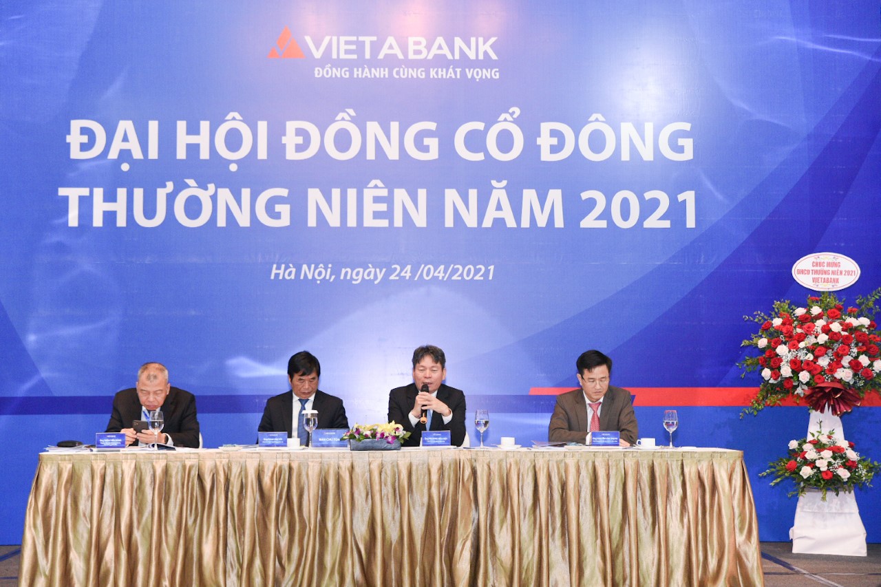 VIETABANK TỔ CHỨC THÀNH CÔNG ĐẠI HỘI ĐỒNG CỔ ĐÔNG  THƯỜNG NIÊN NĂM 2021