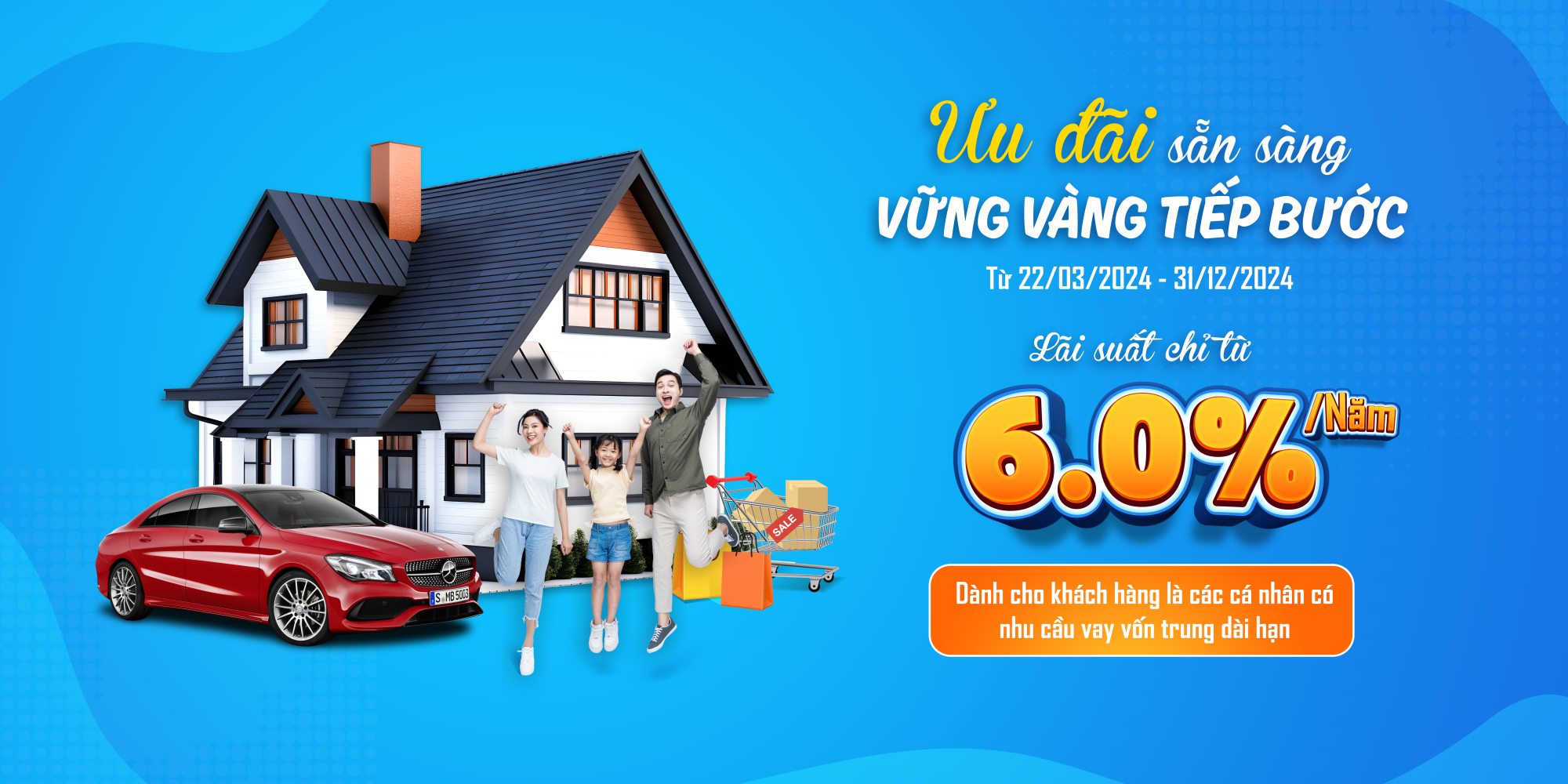 ƯU ĐÃI SẴN SÀNG - VỮNG VÀNG TIẾP BƯỚC CÙNG VIETABANK