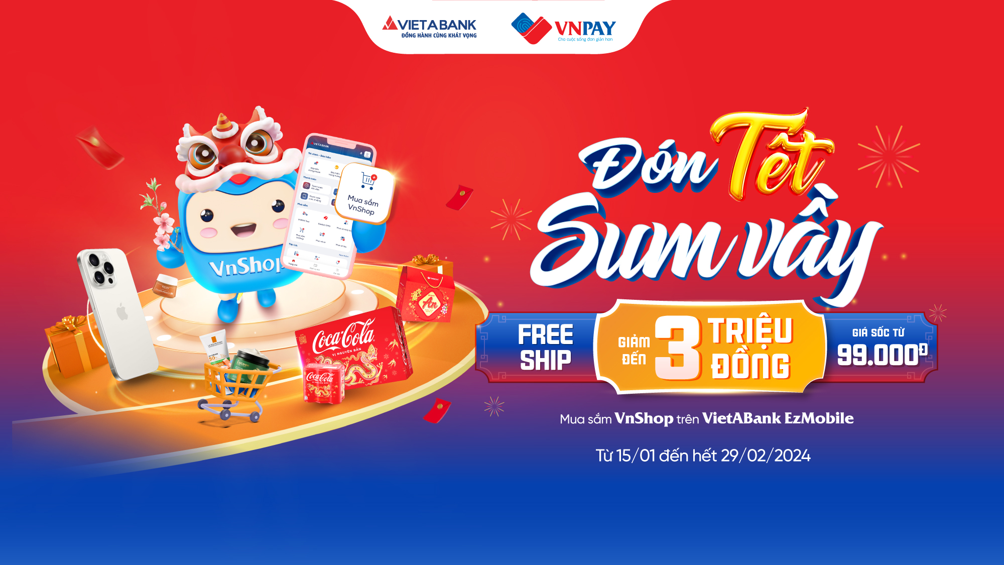 ĐÓN TẾT SUM VẦY VỚI ƯU ĐÃI ĐẾN 3 TRIỆU ĐỒNG 