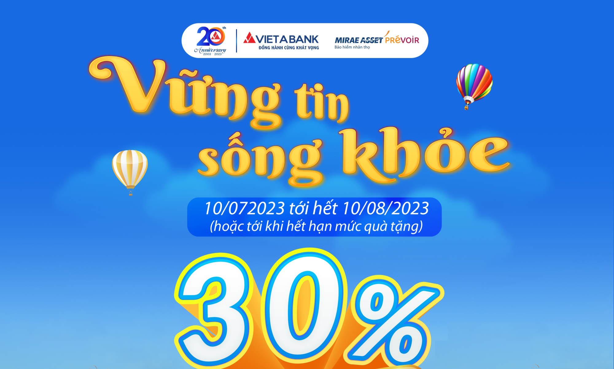 [BHNT] VietABank triển khai chương trình Vững tin sống khỏe