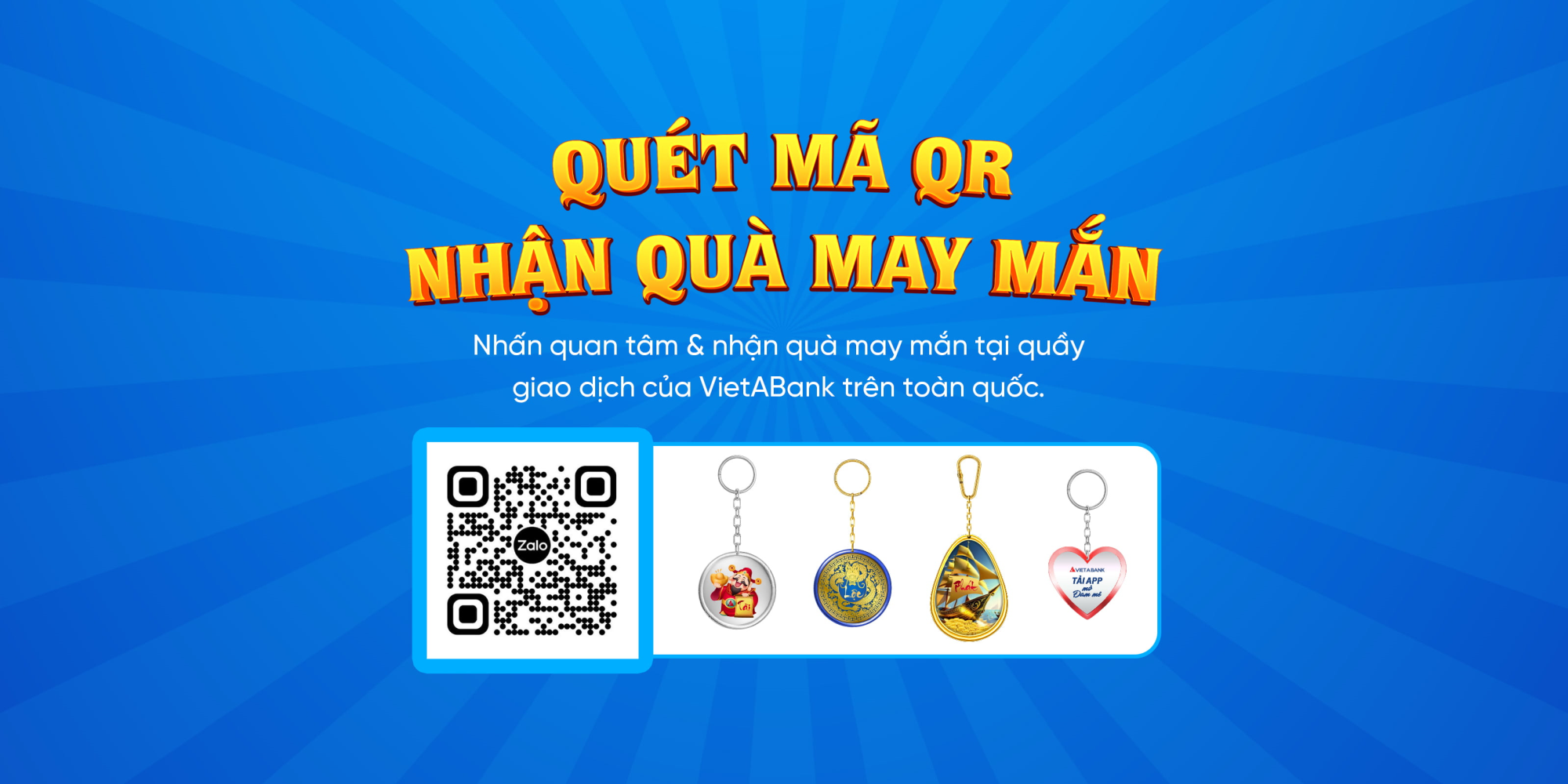 Quét mã QR - Nhận quà may mắn 