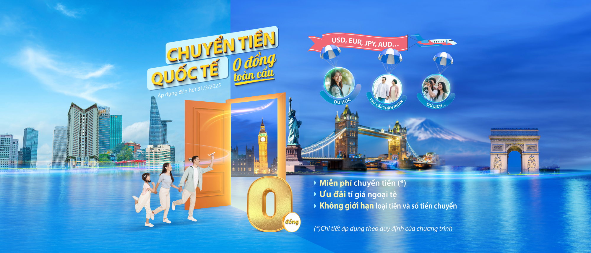 CHUYỂN TIỀN QUỐC TẾ - 0 ĐỒNG TOÀN CẦU