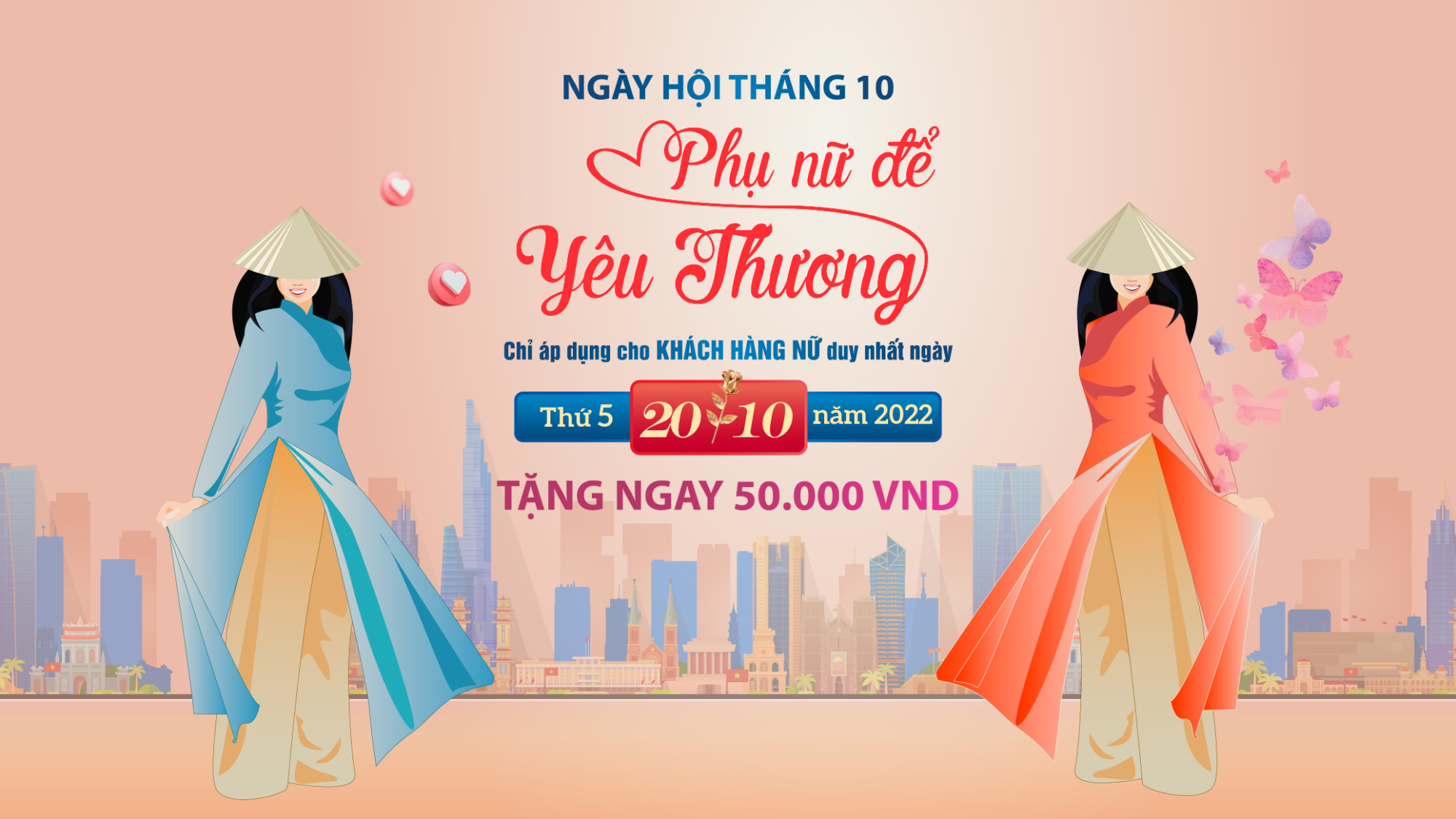 Khuyến mãi nhân ngày Phụ nữ Việt Nam 20/10